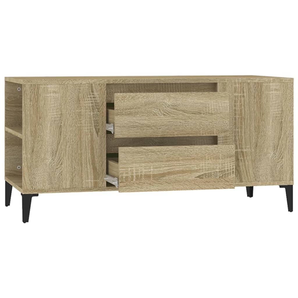 Szafka TV drewno dąb sonoma 102x44,5x50 cm