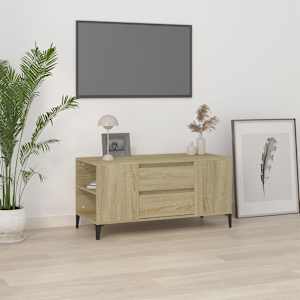 TV skříňka dub sonoma 102x44,5x50 cm kompozitní dřevo - obrázek 1