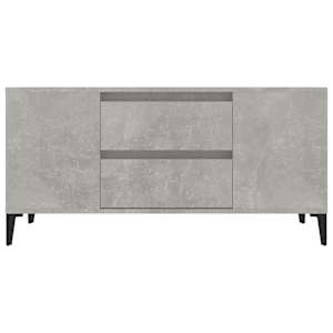 TV skříňka betonově šedá 102x44,5x50 cm kompozitní dřevo - obrázek 6