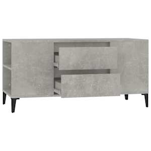 TV skříňka betonově šedá 102x44,5x50 cm kompozitní dřevo - obrázek 7