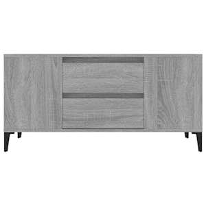 TV skříňka šedá sonoma 102x44,5x50 cm kompozitní dřevo - obrázek 6