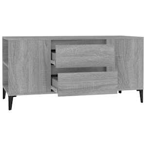 TV skříňka šedá sonoma 102x44,5x50 cm kompozitní dřevo - obrázek 7