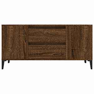 TV skříňka hnědý dub 102x44,5x50 cm kompozitní dřevo - obrázek 6
