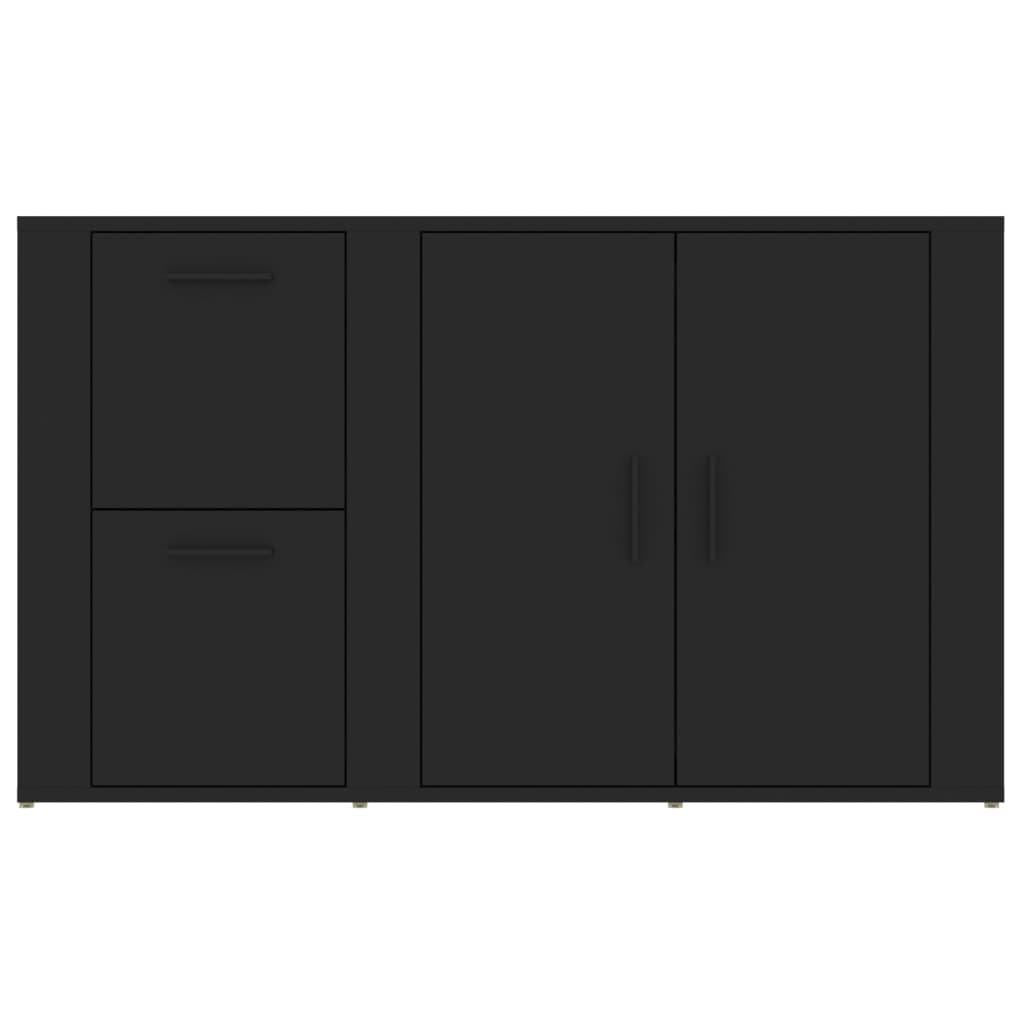 Sideboard Schwarz 100x33x59,5 cm Holzwerkstoff | Stepinfit.de