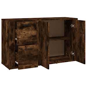Příborník kouřový dub 100x33x59,5 cm kompozitní dřevo - obrázek 8