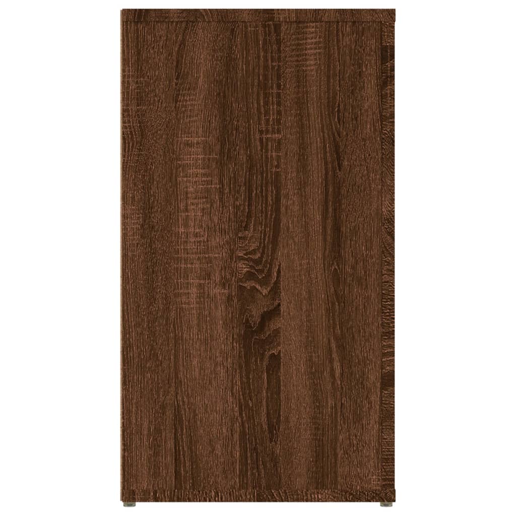 Sideboard Braun Eichen-Optik 100x33x59,5 cm Holzwerkstoff | Stepinfit.de
