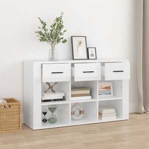 vidaXL magasf&eacute;nyű feh&eacute;r szerelt fa t&aacute;lal&oacute;szekr&eacute;ny 100x30x59,5 cm