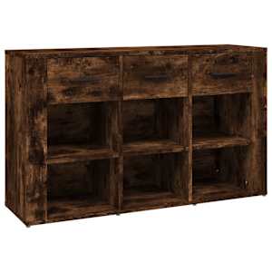 Příborník kouřový dub 100 x 30 x 59,5 cm kompozitní dřevo - obrázek 2