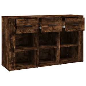Příborník kouřový dub 100 x 30 x 59,5 cm kompozitní dřevo - obrázek 8