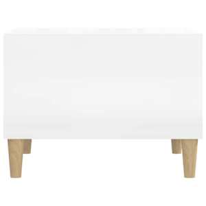 Konferenční stolek bílý s leskem 60x50x36,5 cm kompozitní dřevo - obrázek 6