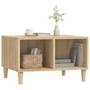 Konferenční stolek dub sonoma 60x50x36,5 cm kompozitní dřevo - obrázek 4