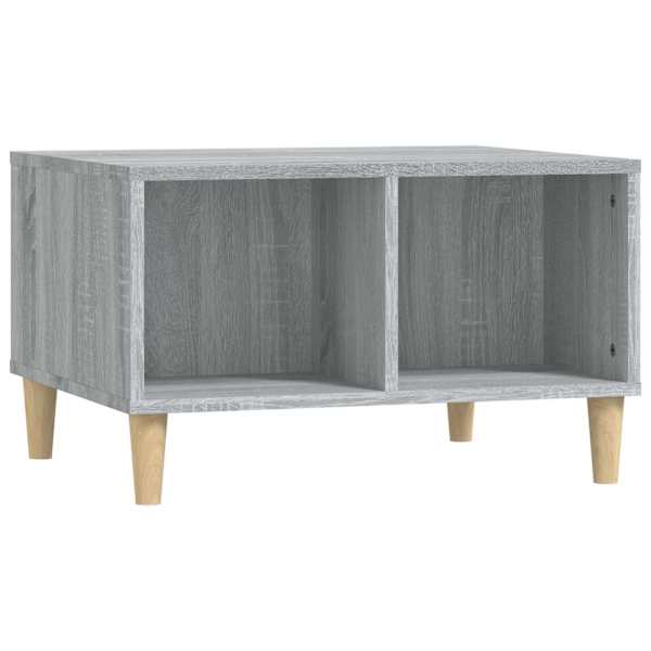 vidaXL kohvilaud, hall Sonoma tamm, 60x50x36,5 cm, tehispuit