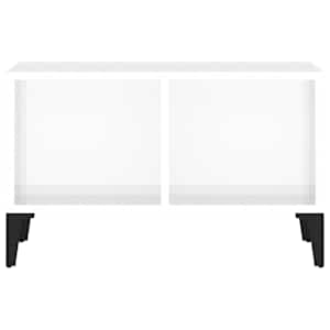 Konferenční stolek bílý s leskem 60x50x36,5 cm kompozitní dřevo - obrázek 5