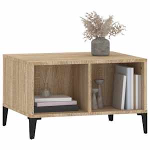 Konferenční stolek dub sonoma 60x50x36,5 cm kompozitní dřevo - obrázek 4