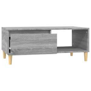 Konferenční stolek šedý sonoma 90x50x36,5 cm kompozitní dřevo - obrázek 6