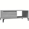vidaXL kohvilaud, hall Sonoma tamm, 90x50x36,5 cm, tehispuit