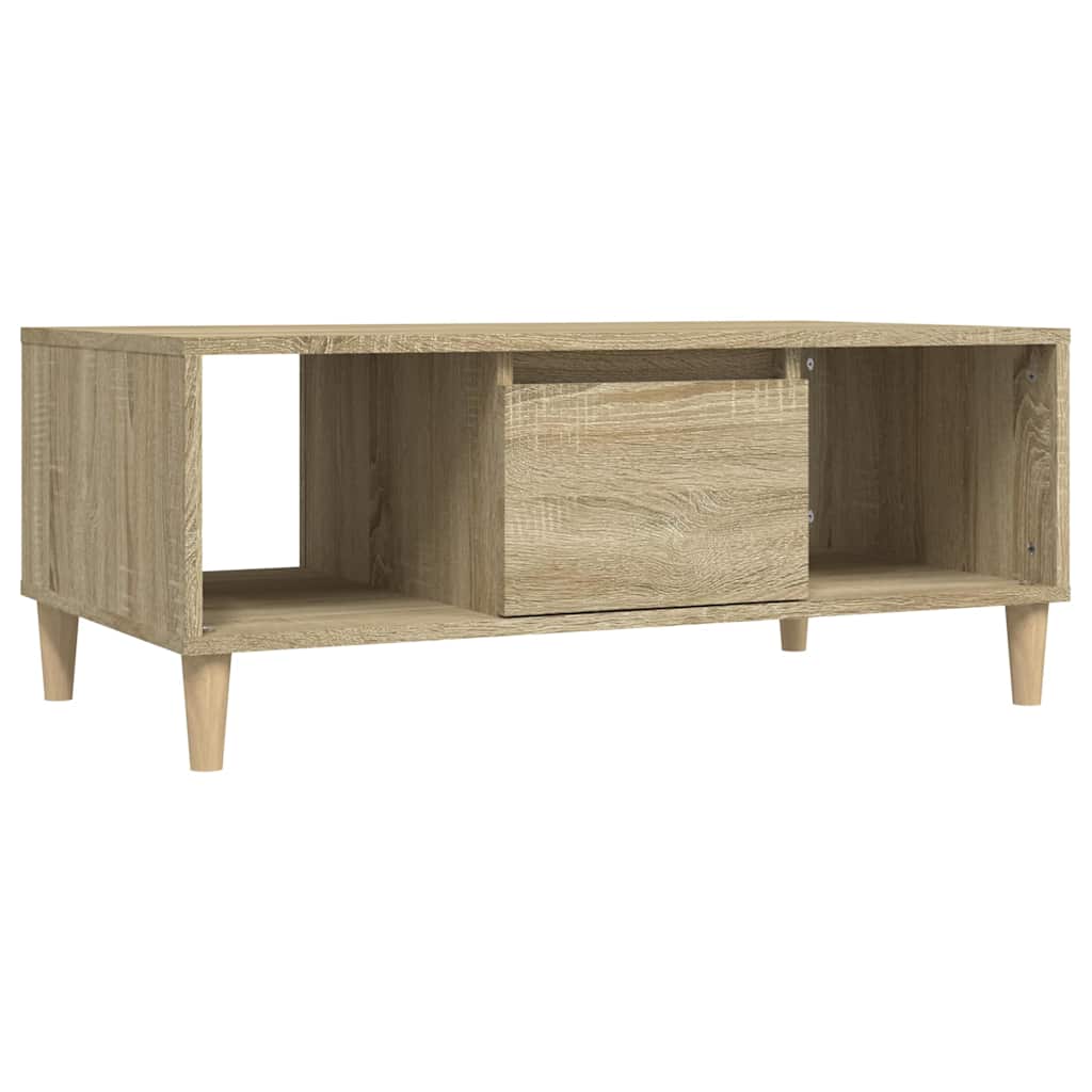 vidaXL Konferenční stolek dub sonoma 90x50x36,5 cm kompozitní dřevo