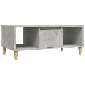 Konferenční stolek betonově šedý 90x50x36,5 cm kompozitní dřevo - obrázek 6