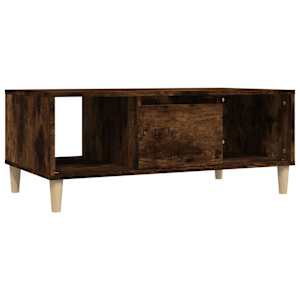 Konferenční stolek kouřový dub 90x50x36,5 cm kompozitní dřevo - obrázek 2