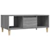 vidaXL kohvilaud, hall Sonoma tamm, 90x50x36,5 cm, tehispuit
