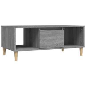 Konferenční stolek šedý sonoma 90x50x36,5 cm kompozitní dřevo - obrázek 2
