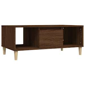 Konferenční stolek hnědý dub 90 x 50 x 36,5 cm kompozitní dřevo - obrázek 2