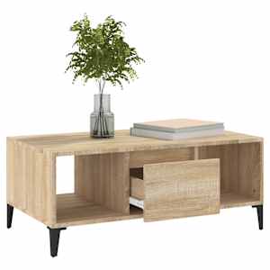Konferenční stolek dub sonoma 90x50x36,5 cm kompozitní dřevo - obrázek 4