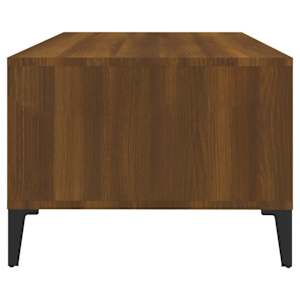 Konferenční stolek hnědý dub 90 x 50 x 36,5 cm kompozitní dřevo - obrázek 7