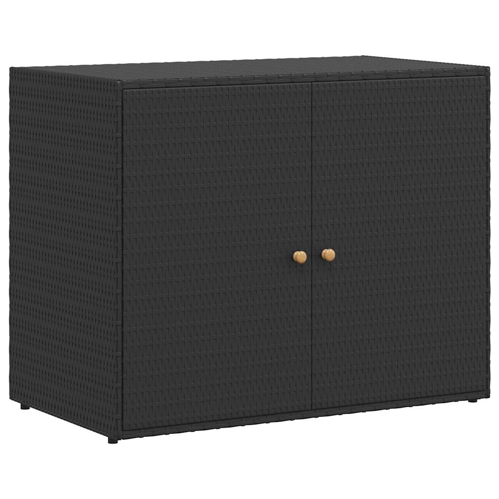 Storage Unit Outdoor Storage Cabinet Patio Storage Box Poly Rattan vidaXL - Picture 3 of 24