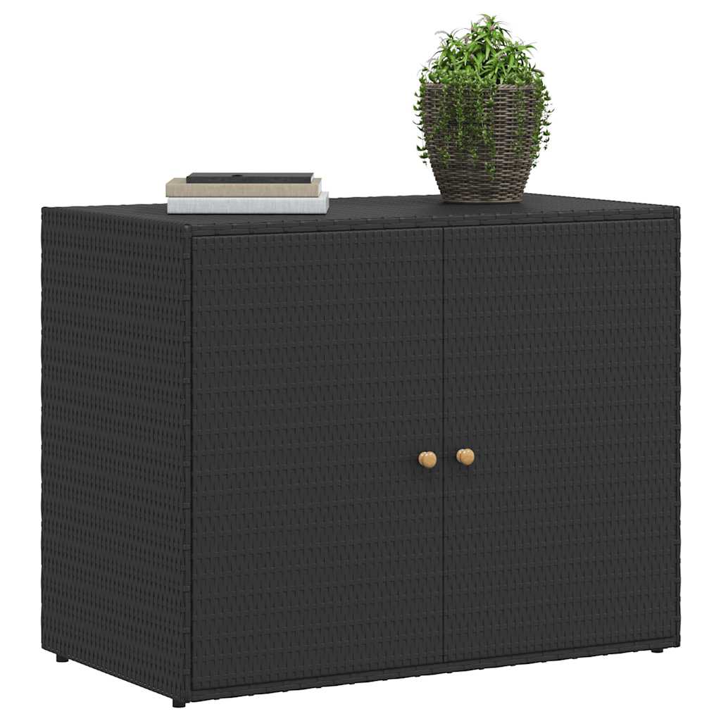 Storage Unit Outdoor Storage Cabinet Patio Storage Box Poly Rattan vidaXL - Picture 7 of 24