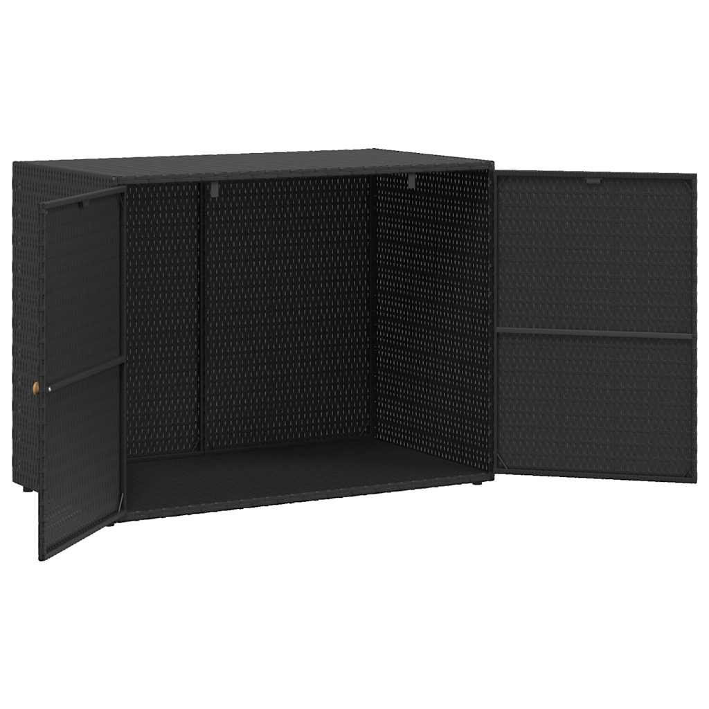 Storage Unit Outdoor Storage Cabinet Patio Storage Box Poly Rattan vidaXL - Picture 8 of 24