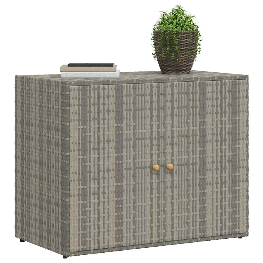 Storage Unit Outdoor Storage Cabinet Patio Storage Box Poly Rattan vidaXL - Picture 18 of 24