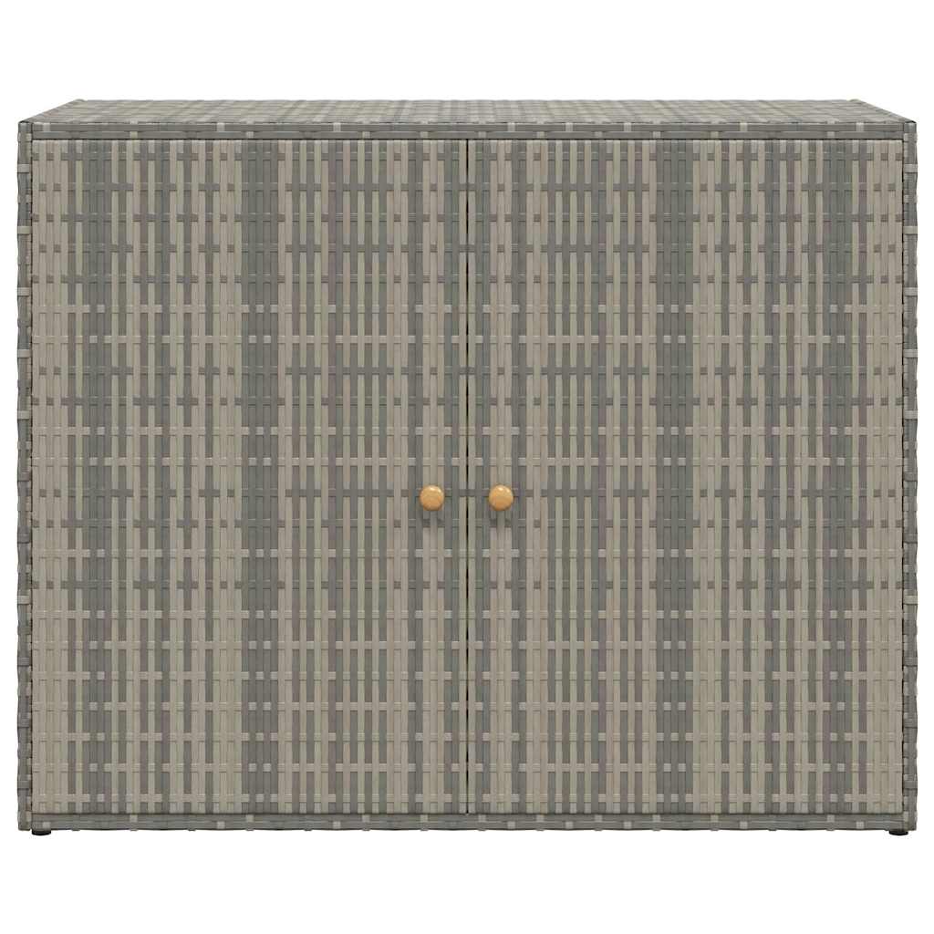 Storage Unit Outdoor Storage Cabinet Patio Storage Box Poly Rattan vidaXL - Picture 19 of 24