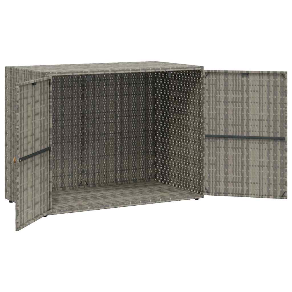 Storage Unit Outdoor Storage Cabinet Patio Storage Box Poly Rattan vidaXL - Picture 20 of 24
