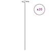 vidaXL taimetugi, 20 tk, tumeroheline, 40 cm, teras
