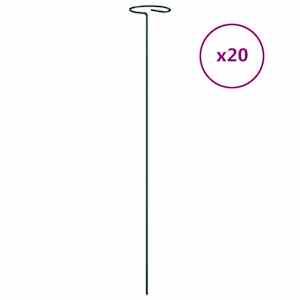 vidaXL taimetugi, 20 tk, tumeroheline, 40 cm, teras