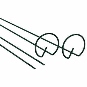 Tyčky k rostlinám 20 ks tmavě zelené 40 cm ocel - obrázek 4