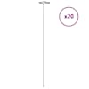 vidaXL taimetugi, 20 tk, tumeroheline, 61 cm, teras