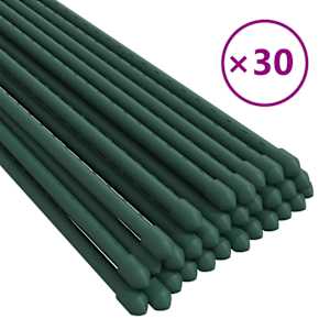 Tyčky k rostlinám 30 ks zelené 115 cm ocel - obrázek 2