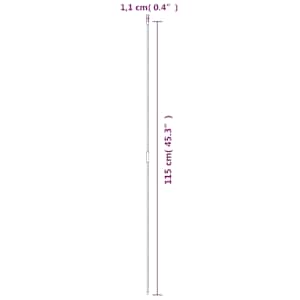 Tyčky k rostlinám 30 ks zelené 115 cm ocel - obrázek 5