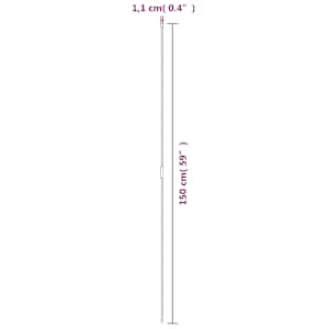 Tyčky k rostlinám 30 ks zelené 150 cm ocel - obrázek 5