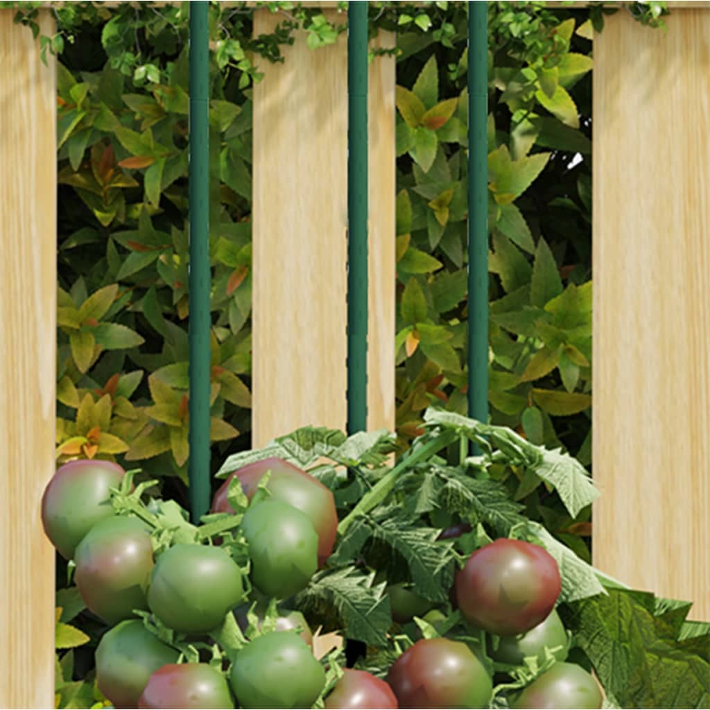 Petrashop  Tyčky k rostlinám 30 ks zelené 150 cm ocel