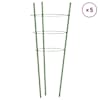 vidaXL aia taimetoed 3 r&otilde;ngaga, 5 tk, roheline, 75 cm, teras