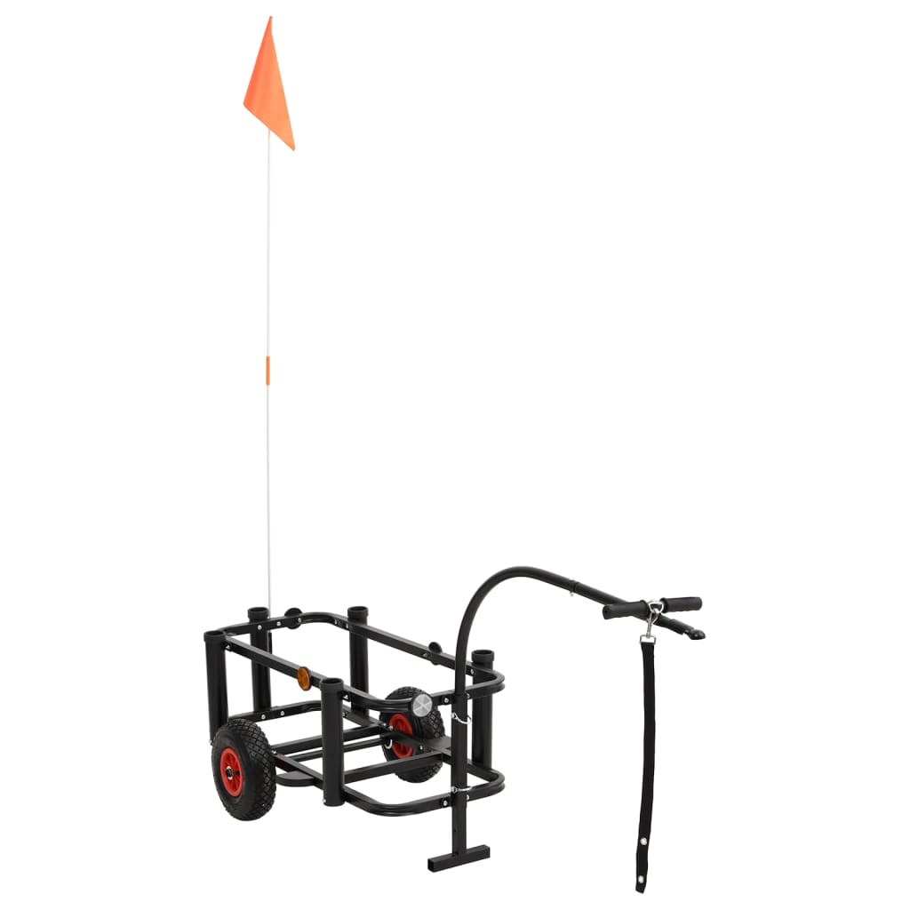 Cheap Fishing Trolley Black Steel For Sale Australia AUSMega