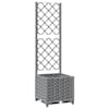 vidaXL Aia istutuspot Helehall 40 x 40 x 136 cm