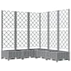 vidaXL Aia istutuspot Helehall 120 x 120 x 121,5 cm