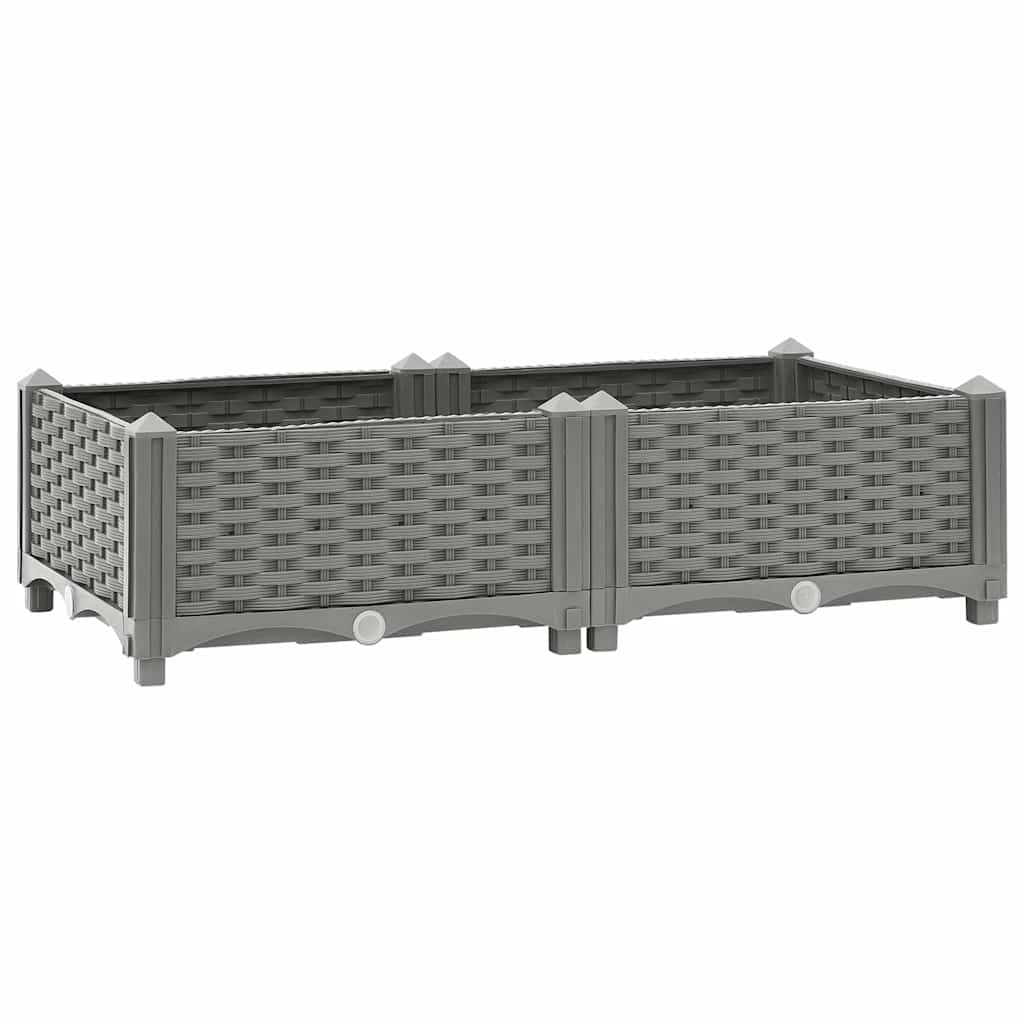 vidaXL Vyvýšený záhon 80 x 40 x 23 cm polypropylen