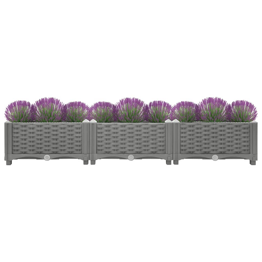 Thumbnail - vidaXL Hochbeet 120x40x23 cm Polypropylen