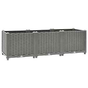 Visoka greda 120x40x38 cm polipropilen