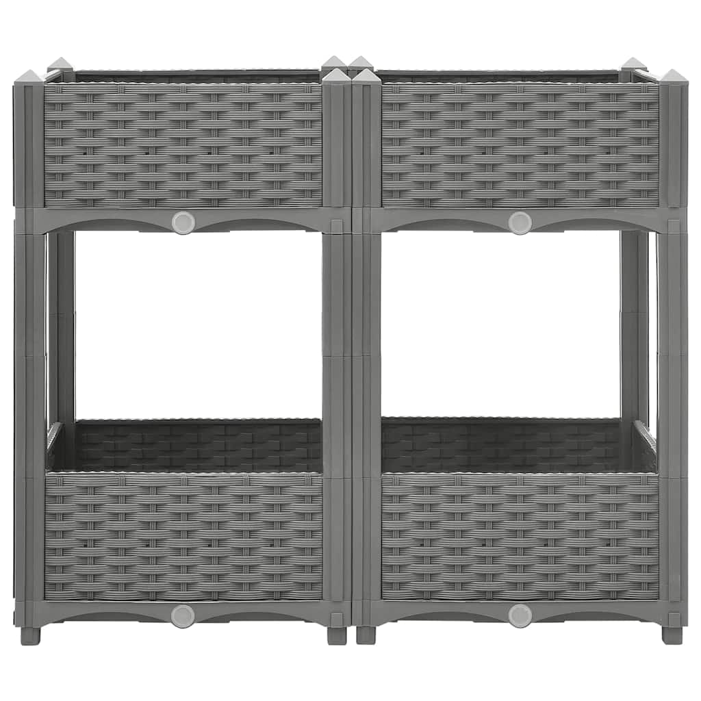 Thumbnail - vidaXL Hochbeet 80x40x71 cm Polypropylen